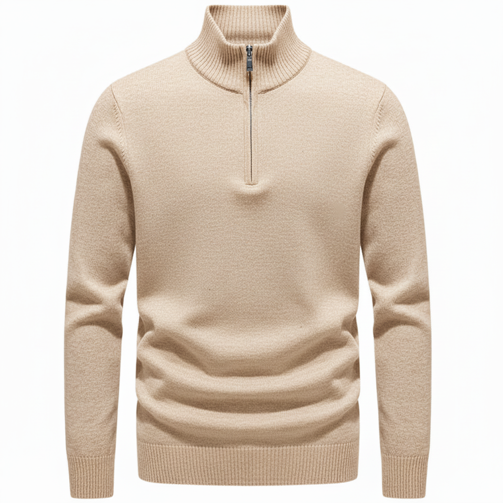 Essential Zip Knit Coat